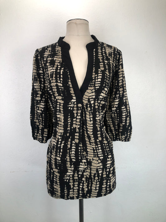 Blusa Negro de Lunares  Shein
