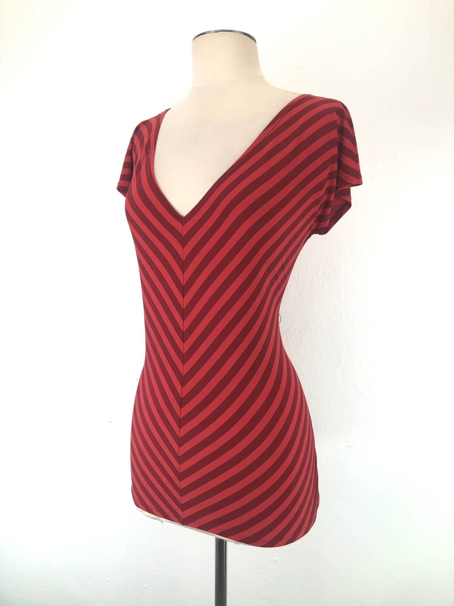 Blusa Rojo Vino liz Co