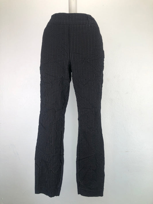 Pantalon Negro Rayas de Vestir Reitwans
