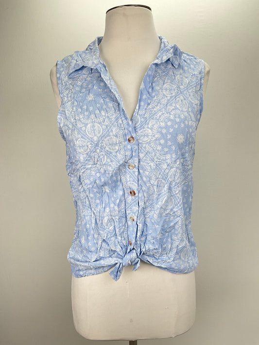 Blusa Azul claro Floral No Boundaries