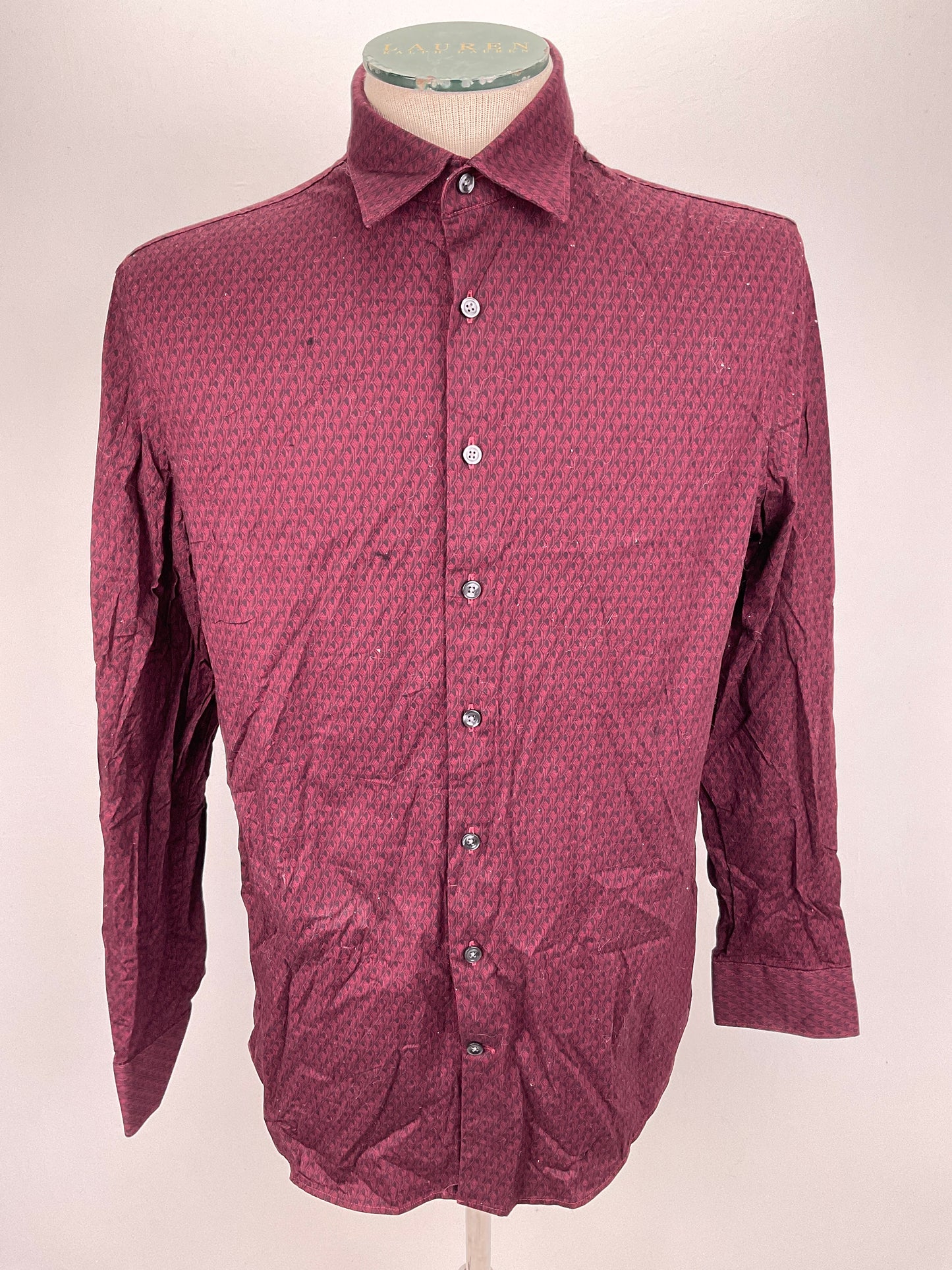 Camisa Rojo vino Express