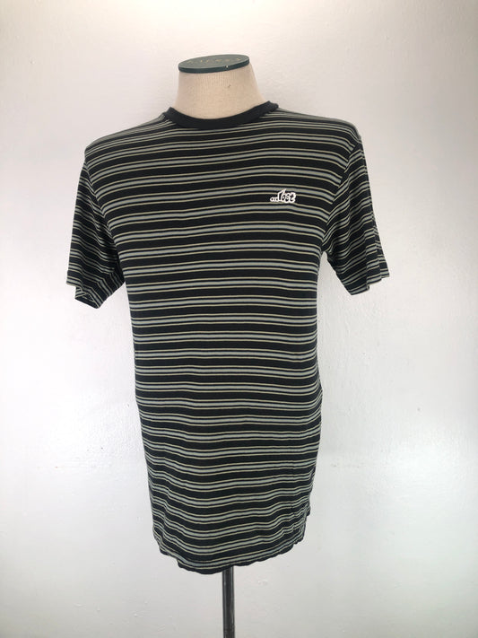 Camiseta Negro de Rayas Lost