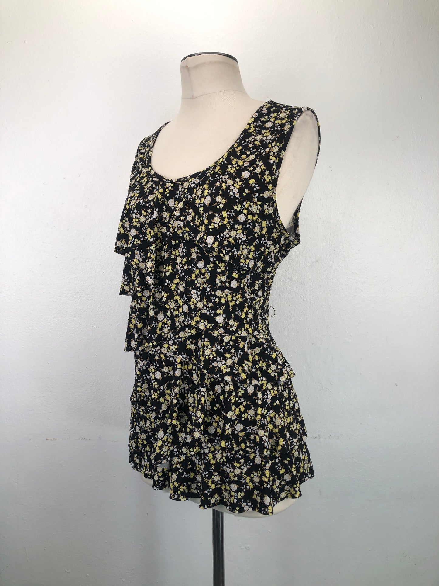 Blusa Negro Floral Established 1962