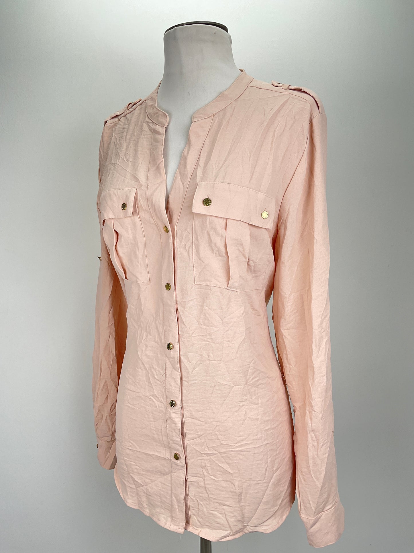 Blusa Nude Calvin Klein