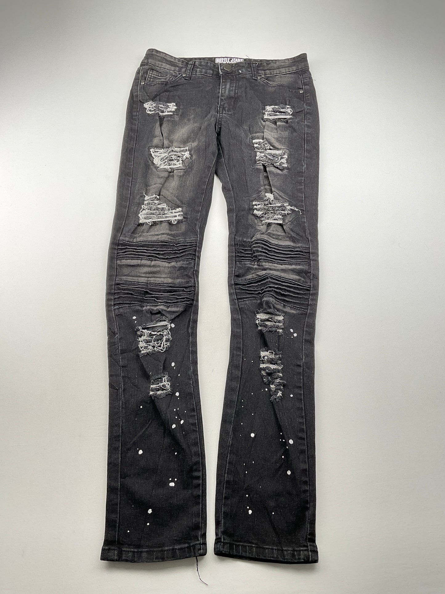 Pantalón Jeans Negro Hustle Jeans