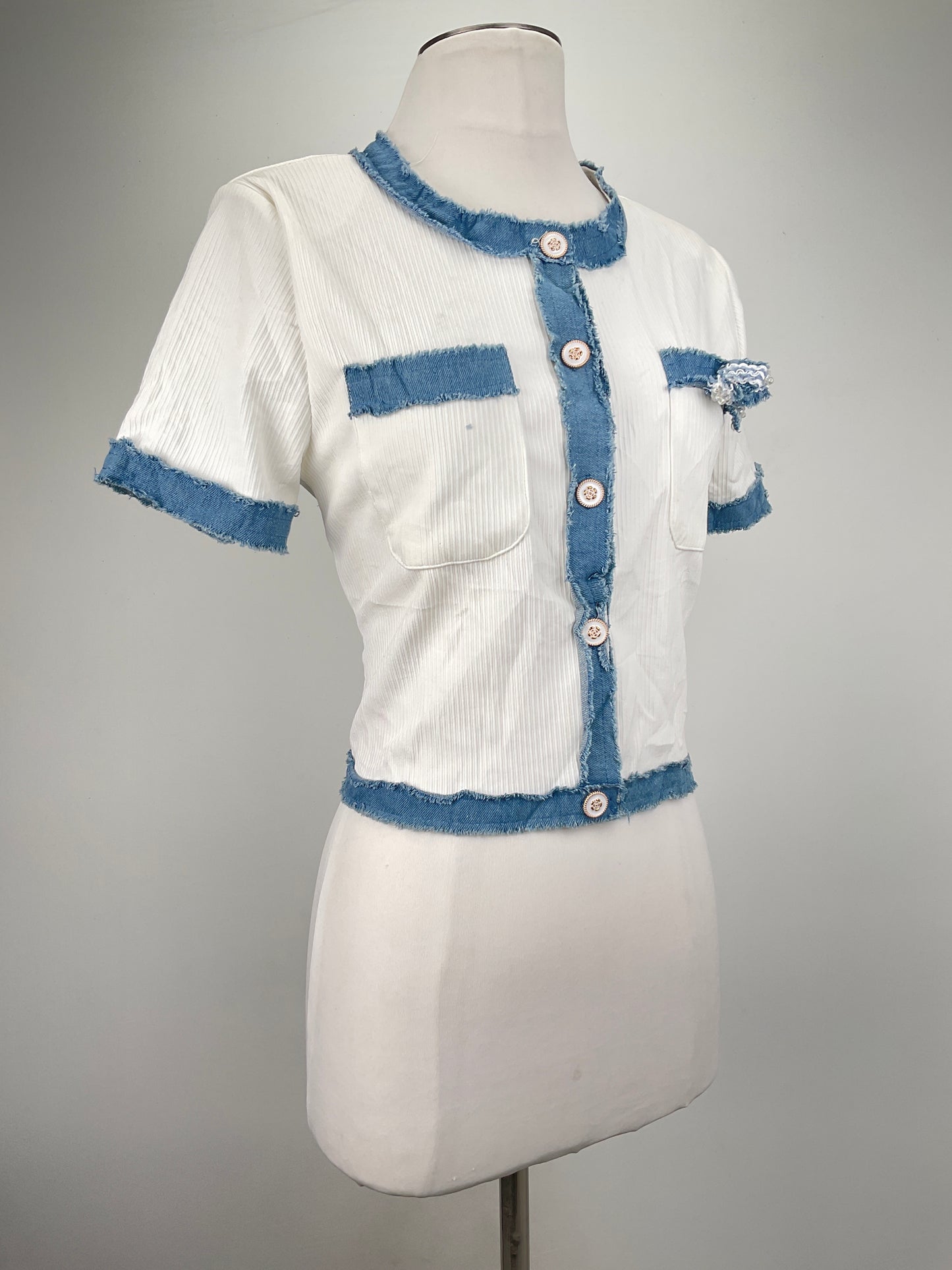 Blusa Blanco Muy Muy