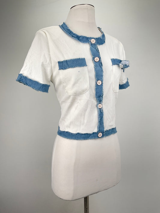 Blusa Blanco Muy Muy