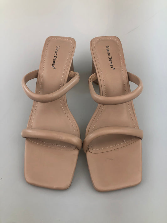 Zapatilla Crema de Tacon Pierre Dumas
