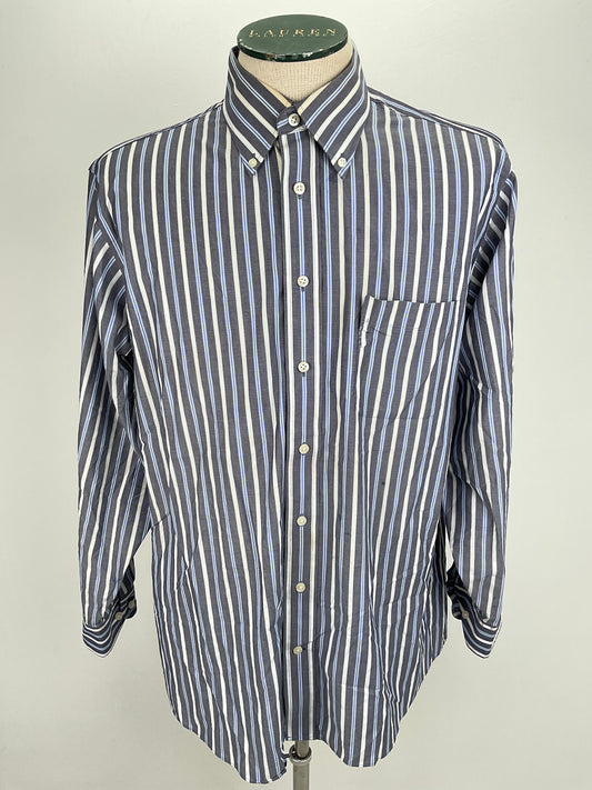 Camisa Gris de Rayas Stafford
