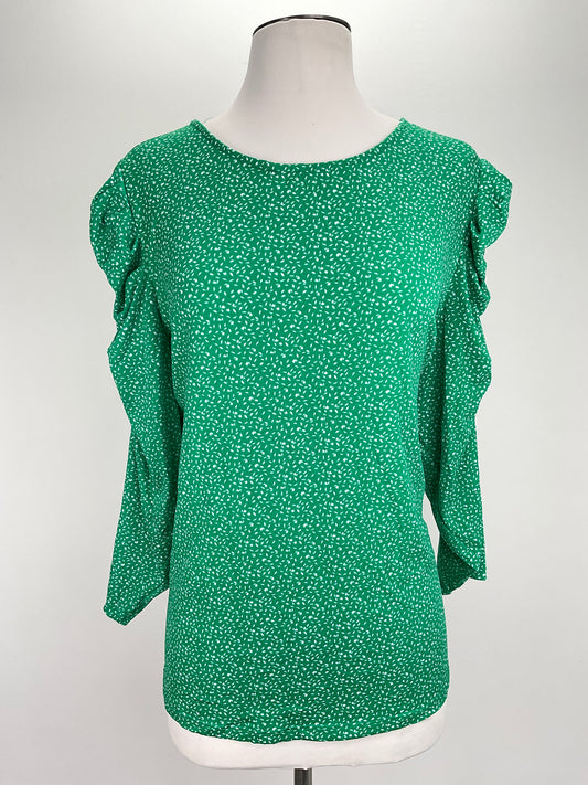 Blusa Verde Floral Adrianna Papell