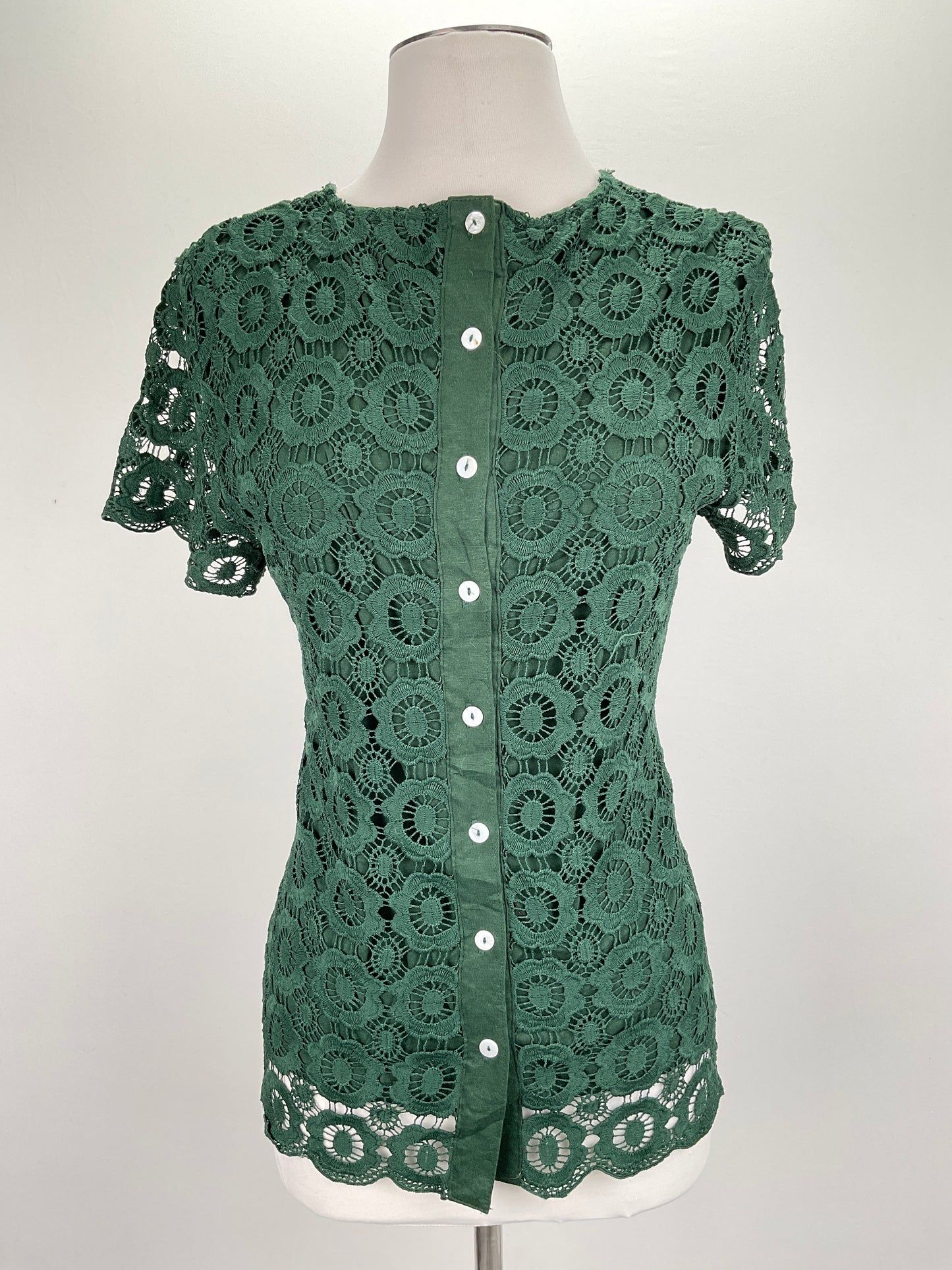 Blusa Verde Floral Variangis