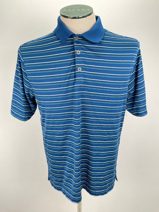 Camiseta  Azul de Rayas Nike Golf