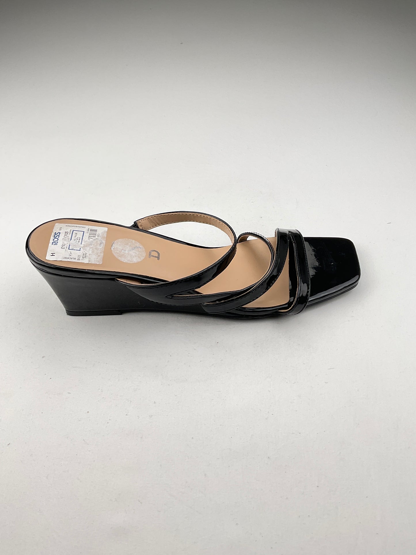 Zapatilla Negro Plataforma Unisa