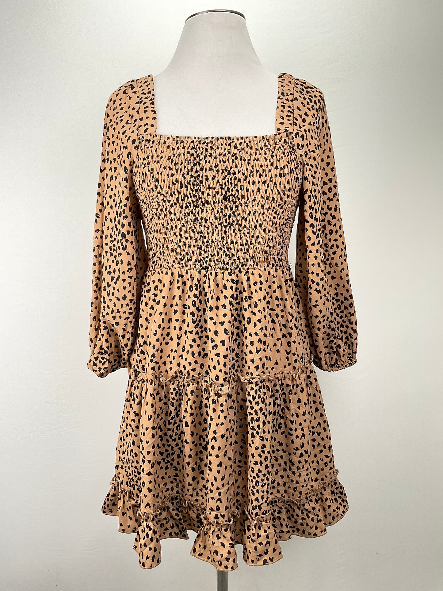 Vestido Animal Print Pink Lily