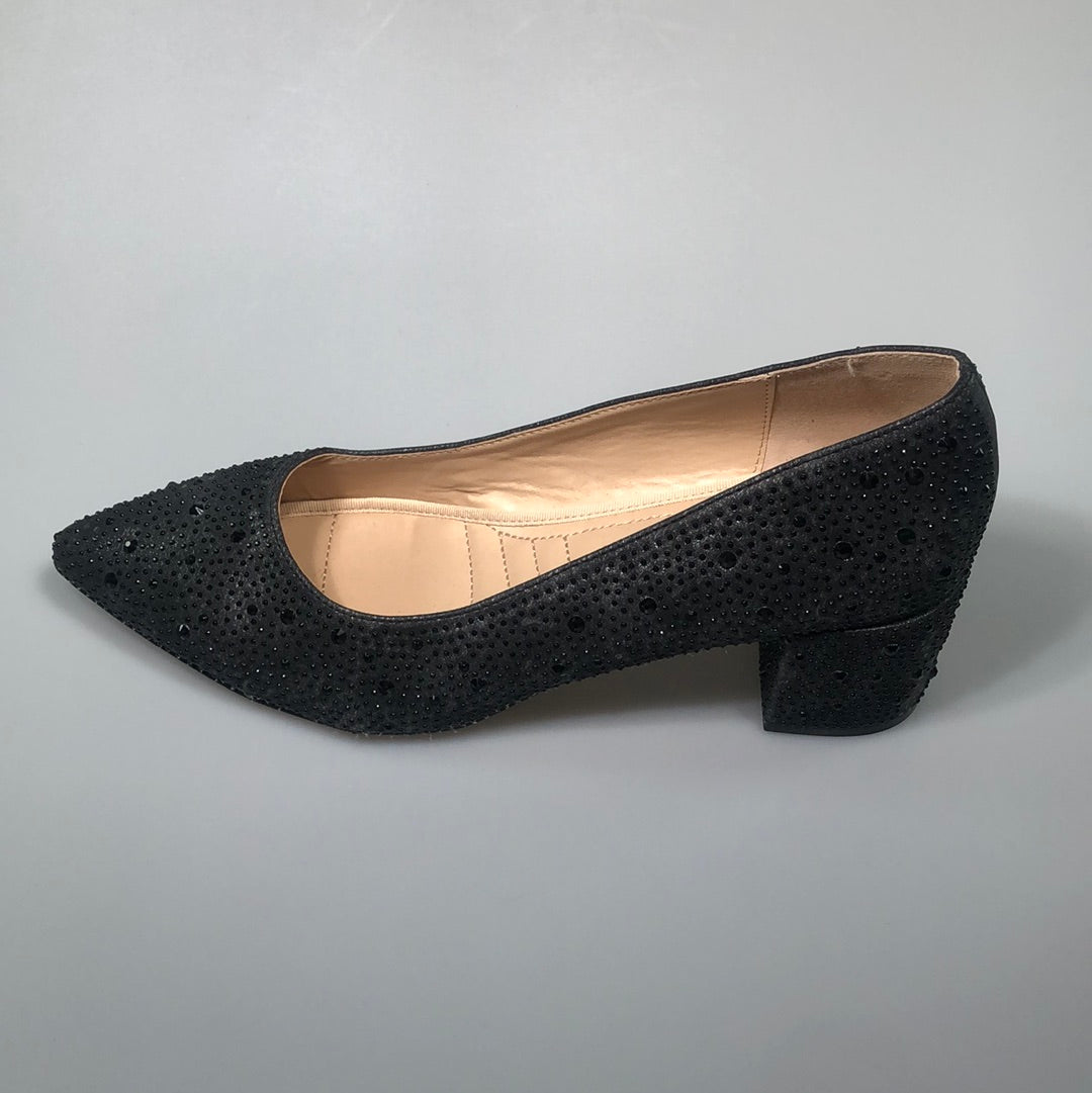 Zapatos Negro de Brillo Adrienne Vittadini