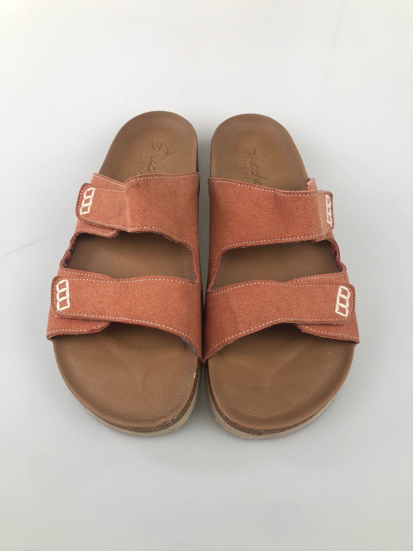 Sandalia Nude Skechers Luxe Foam