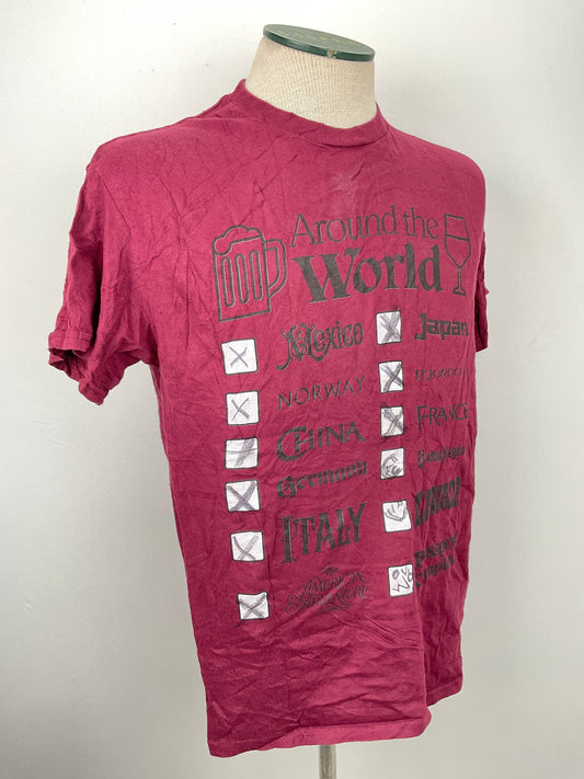 Camiseta Rojo vino Gildan