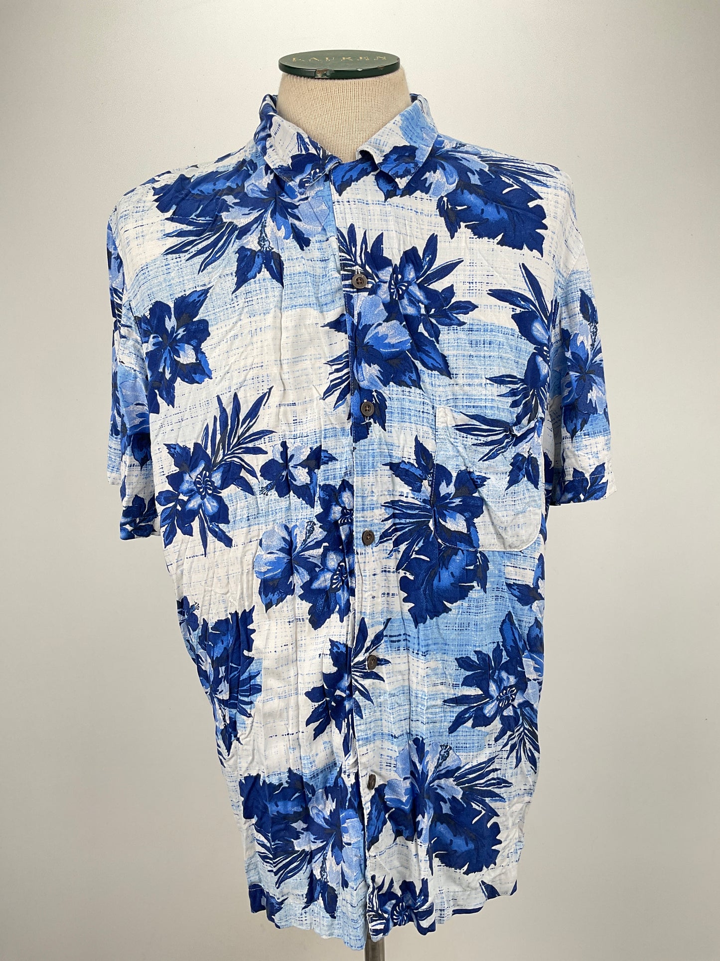 Camisa Azul Floral George