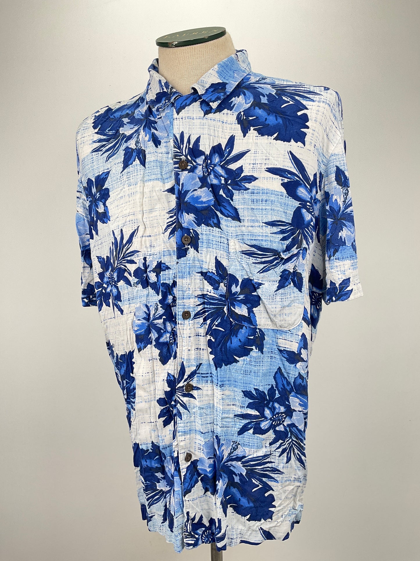 Camisa Azul Floral George