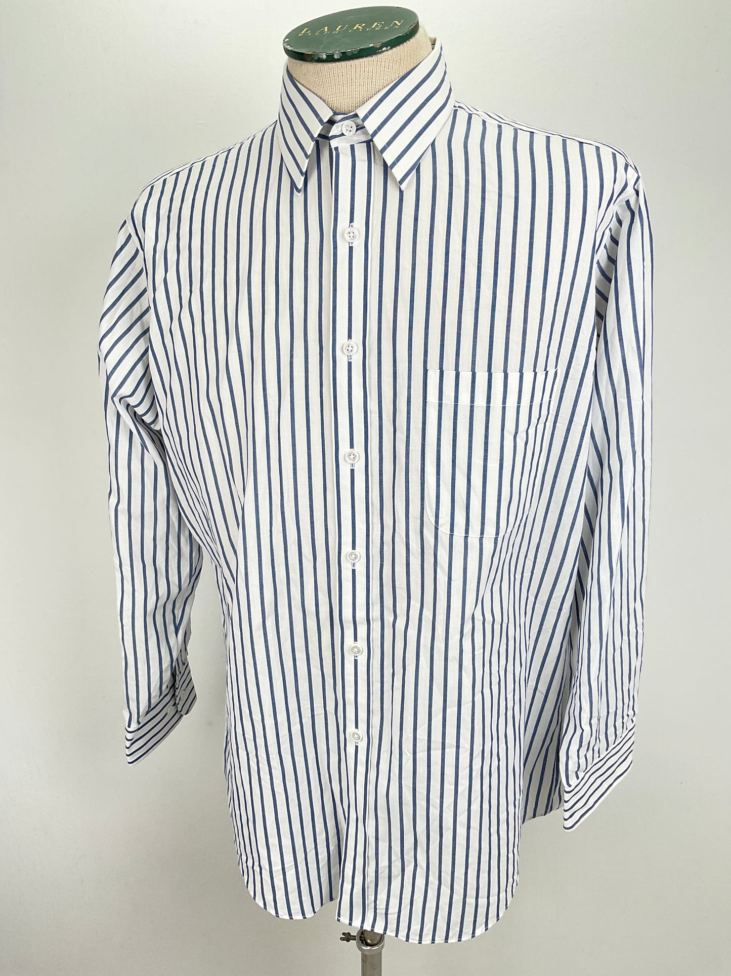 Camisa Blanco de Rayas Towncraft