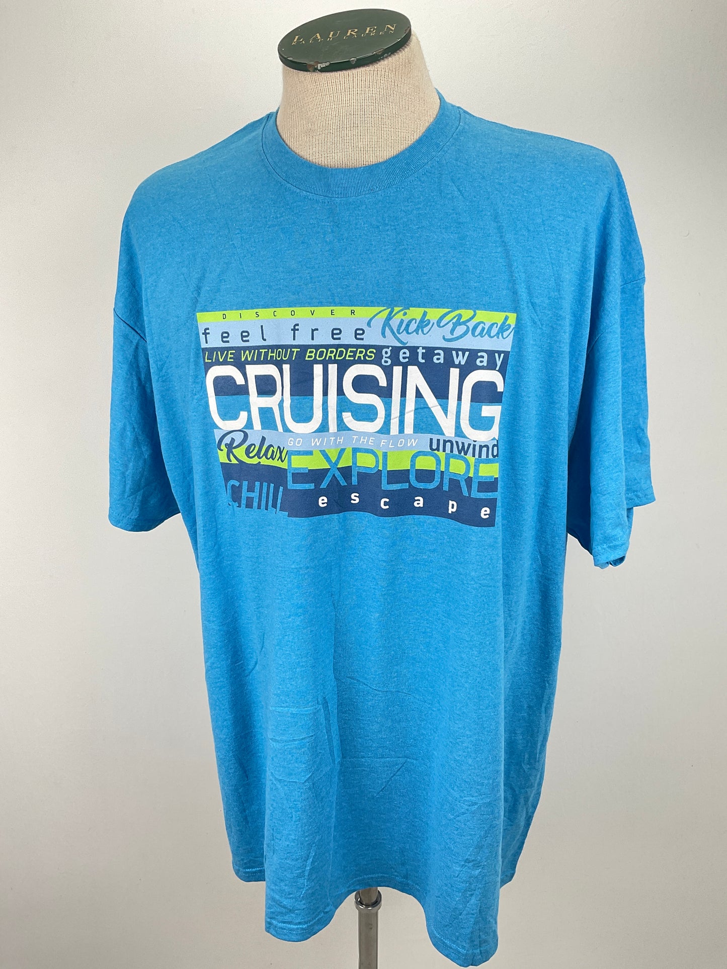 Camiseta Azul Gildan