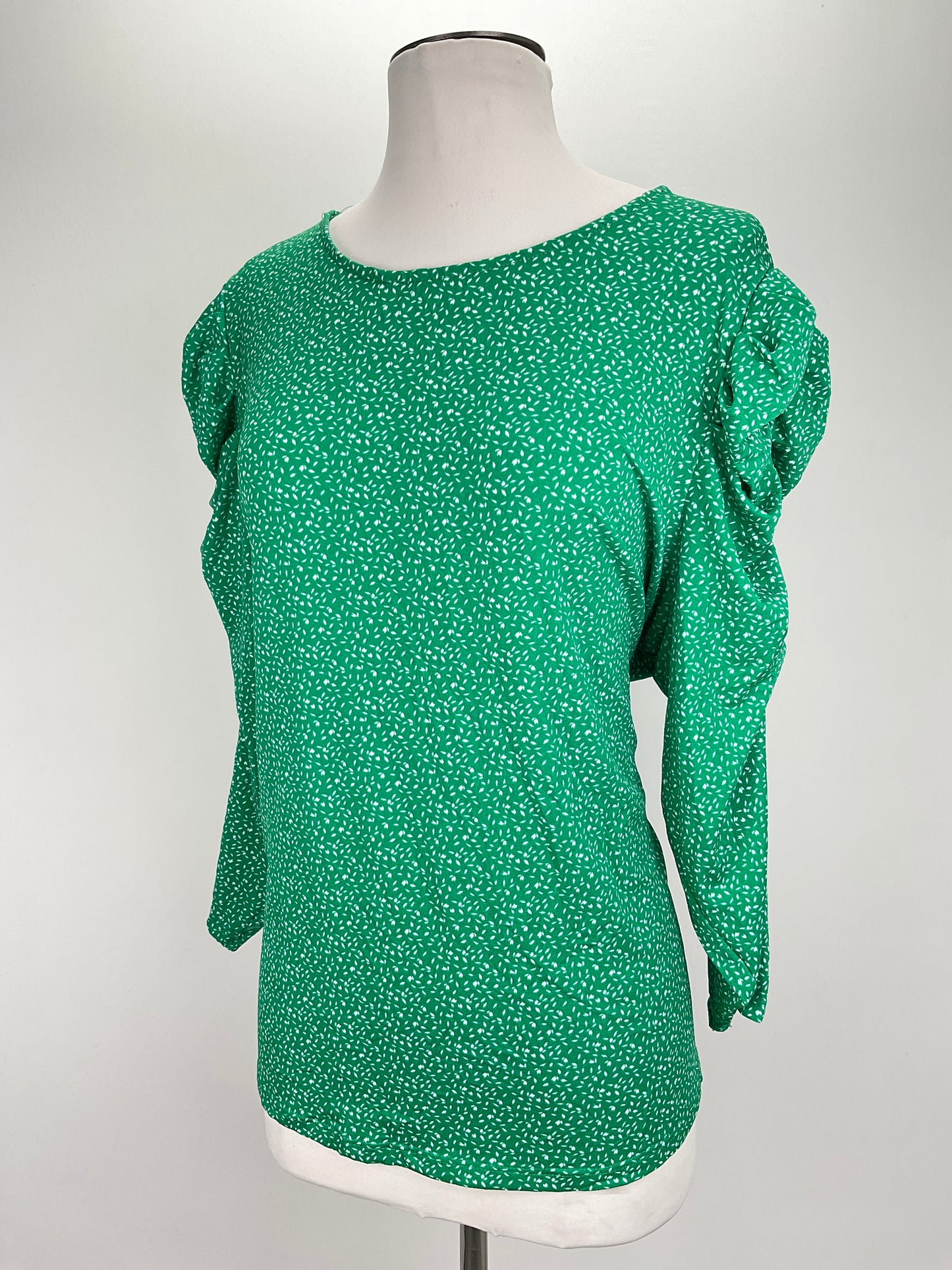 Blusa Verde Floral Adrianna Papell