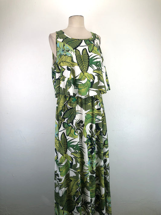 Vestido Blanco De flores Variangis