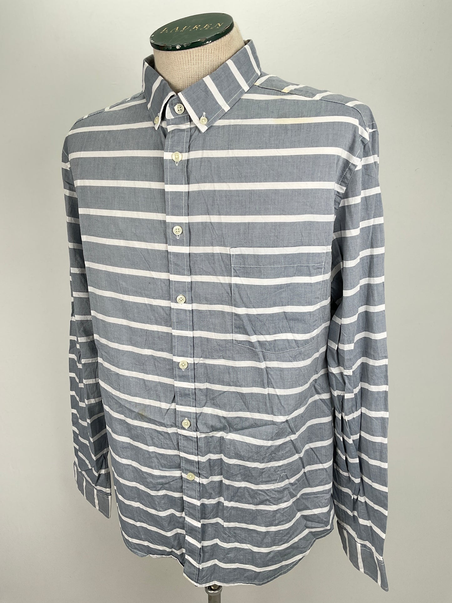 Camisa Gris de Rayas Goodffellow