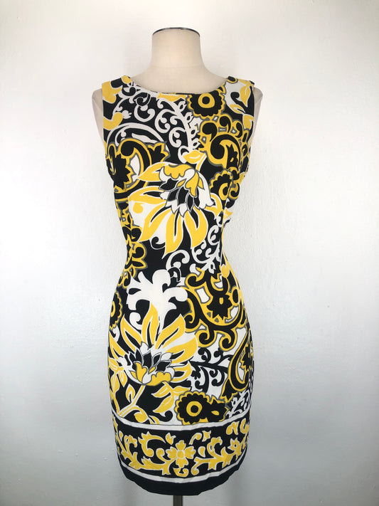 Vestido Amarillo de Flores Ronni Nicole