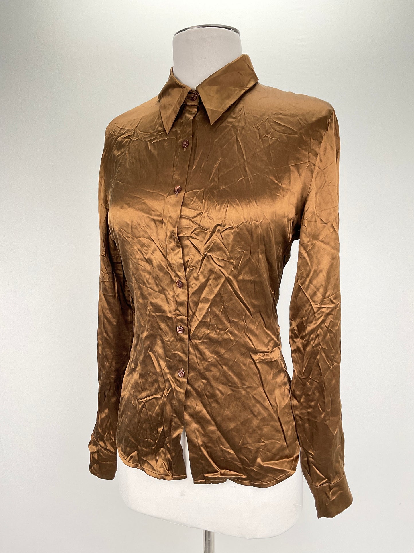 Camisa Marron Casual Corner