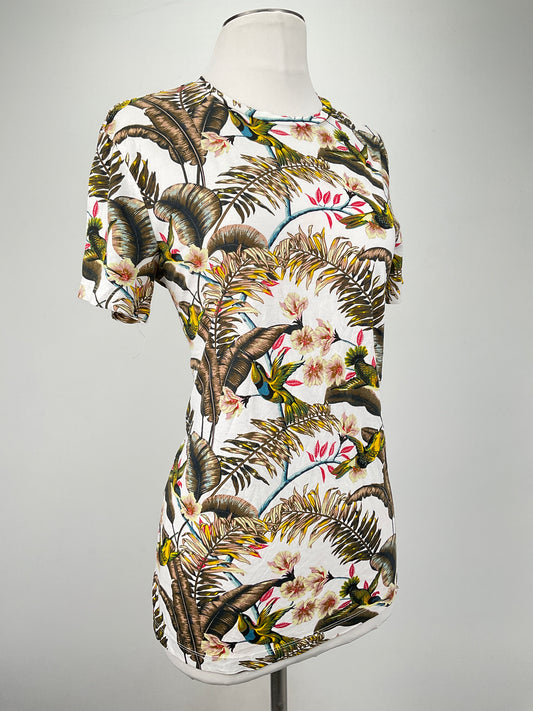 Camiseta Crema Floral Hm