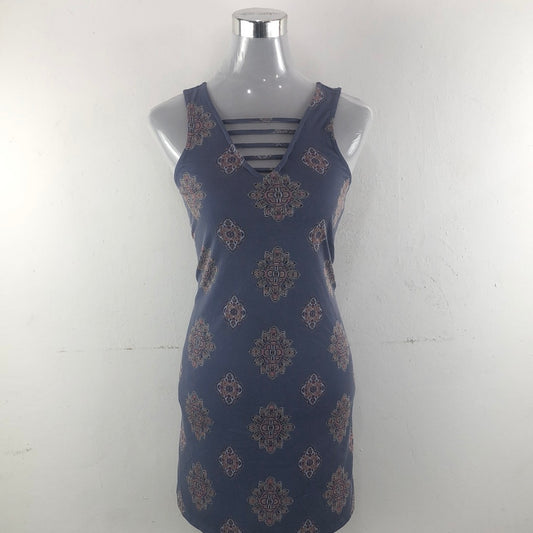 Vestido Azul de Flores Pink Republic