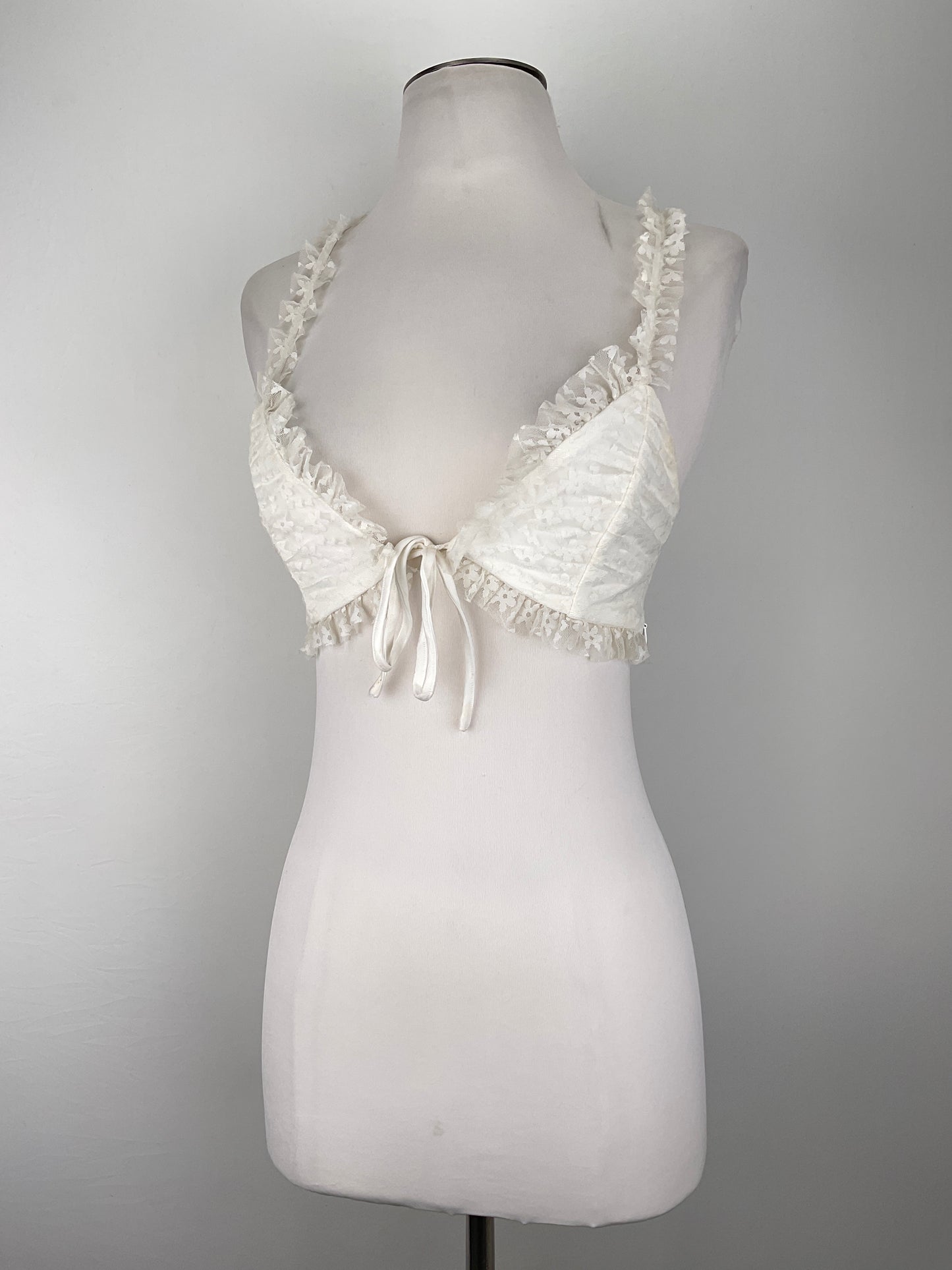 Blusita Blanco Floral Tiger Mist