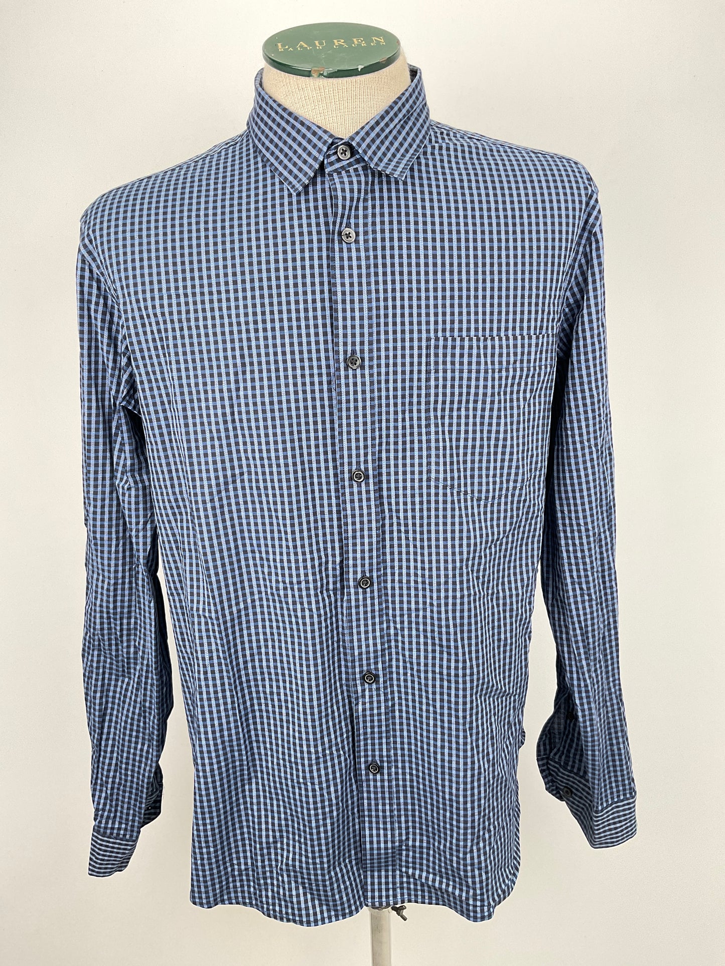Camisa Azul marino de Cuadro Apt.9