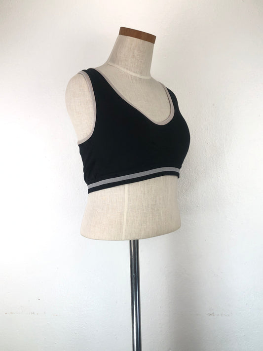 Blusita Negro Deportivo Basic