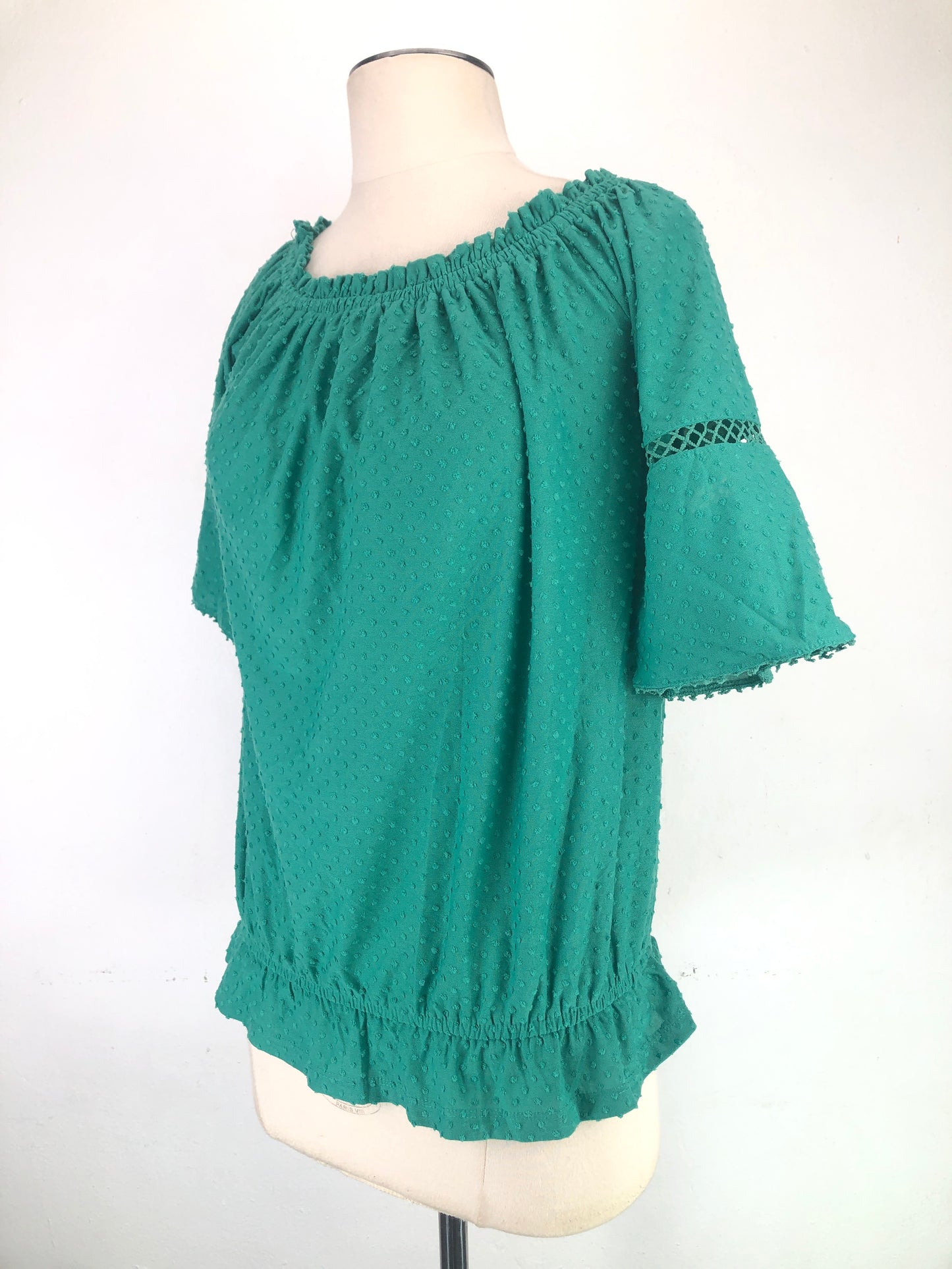 Blusa Verde de Lunares  Collection