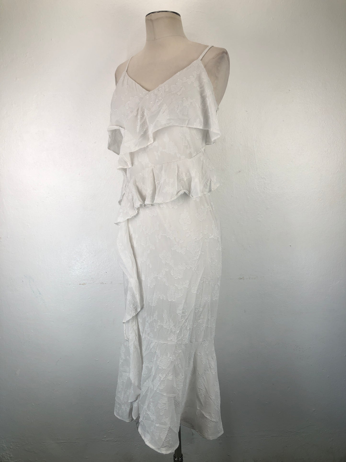 Vestido Blanco Floral  Wild Fable