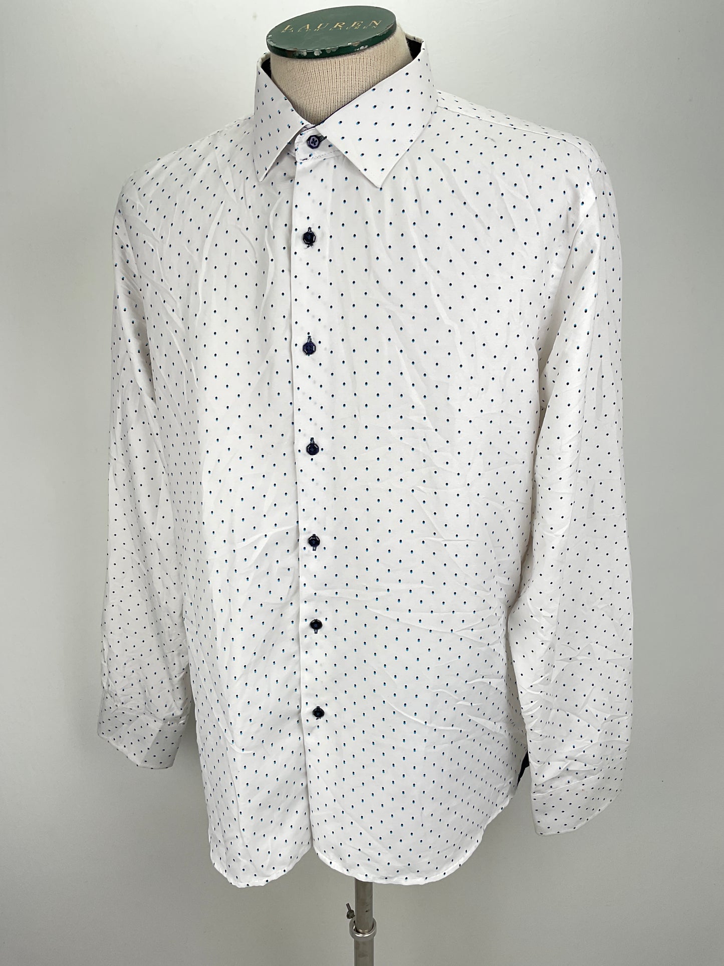 Camisa Blanco de Lunares Silver Stone