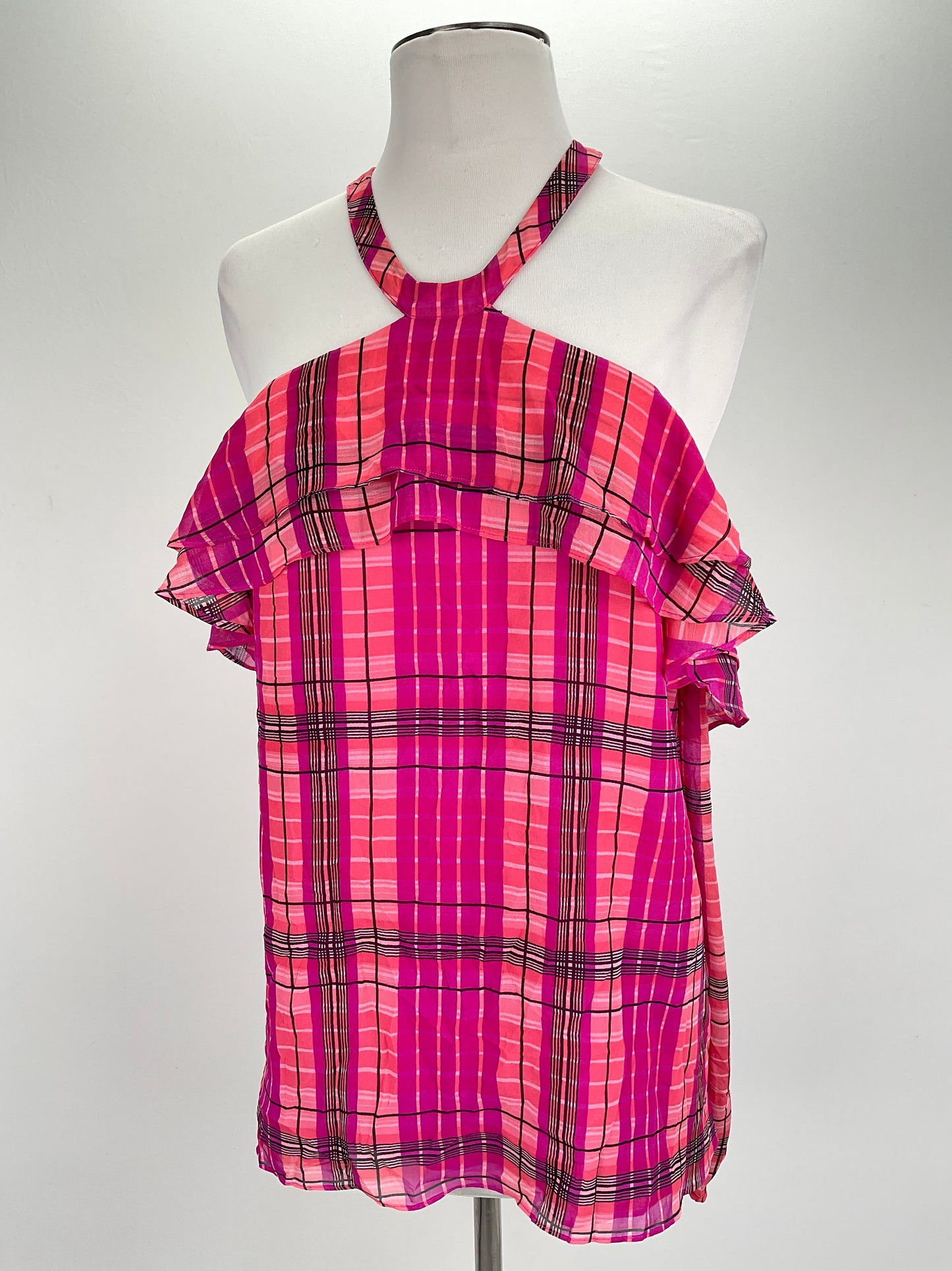 Blusa Rosado de Cuadro International Concepts