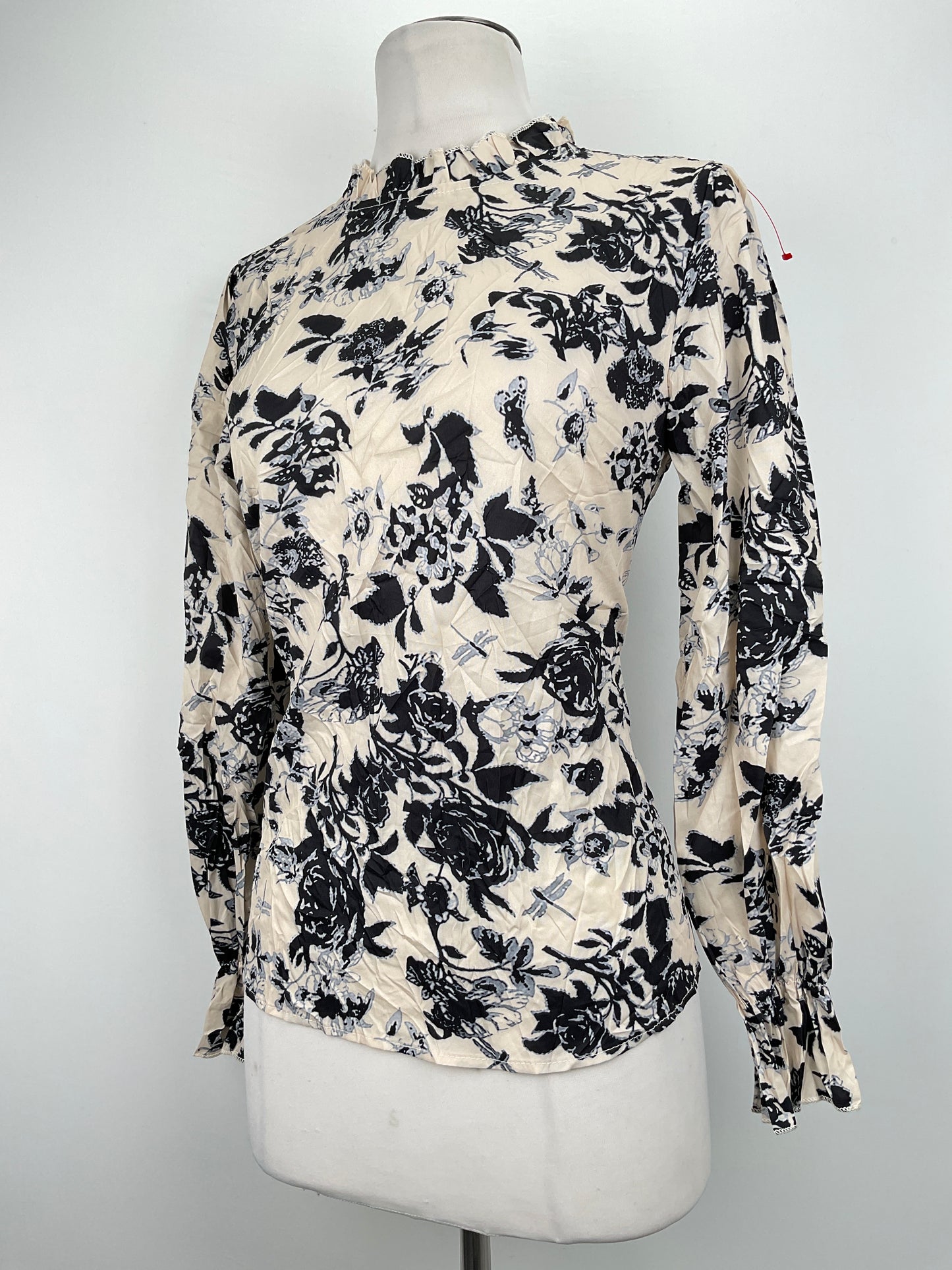 Blusa Crema Floral Variangis