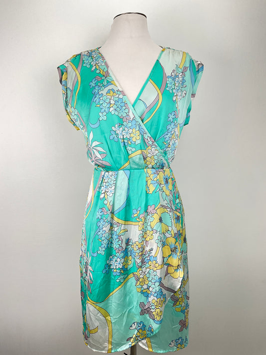 Vestido Verde Floral Jennifer Lopez