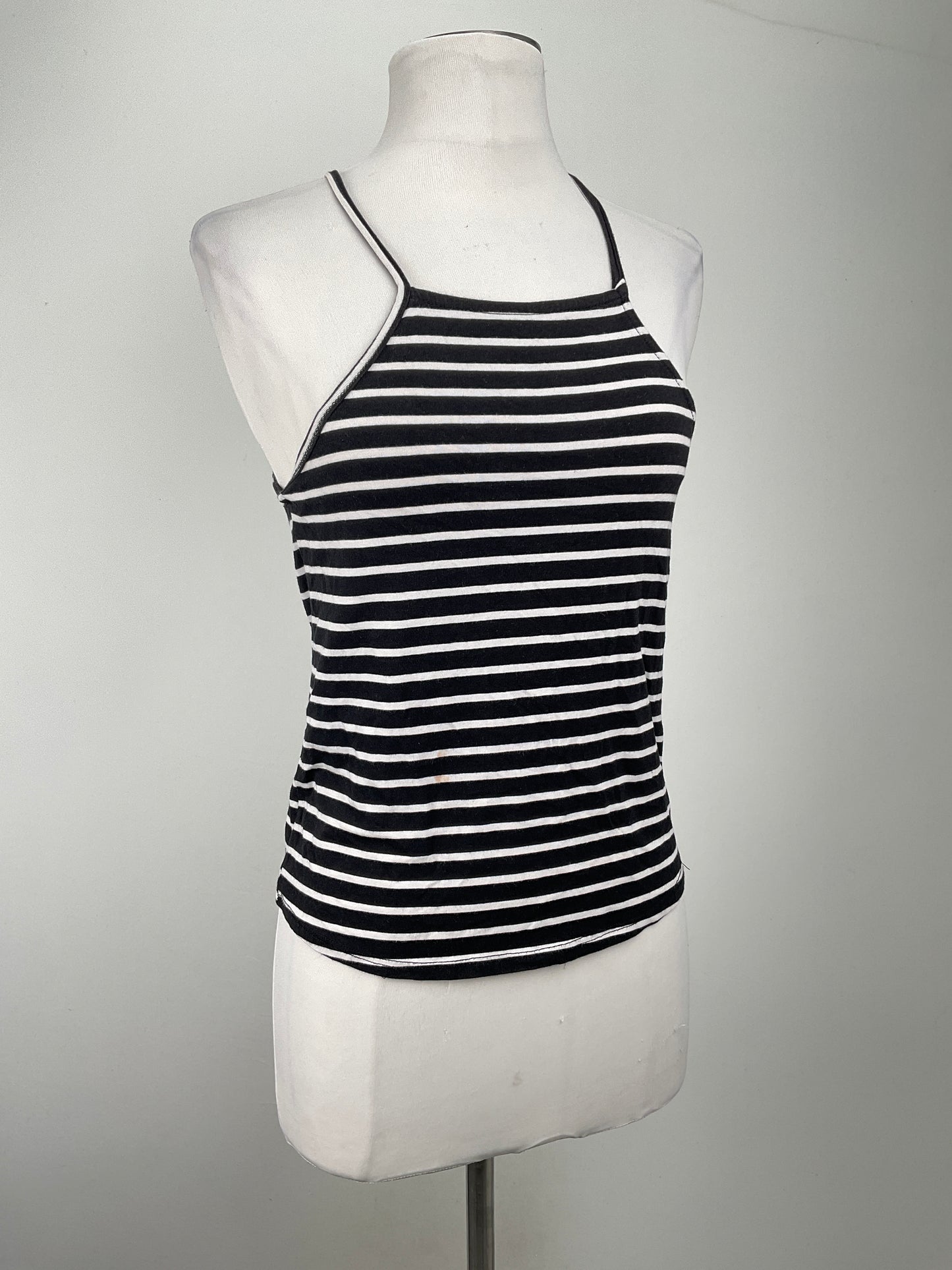 Blusa Negro de Rayas Heart Hips