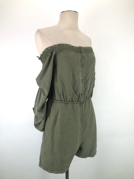 Enterizo Verde Zara Basic