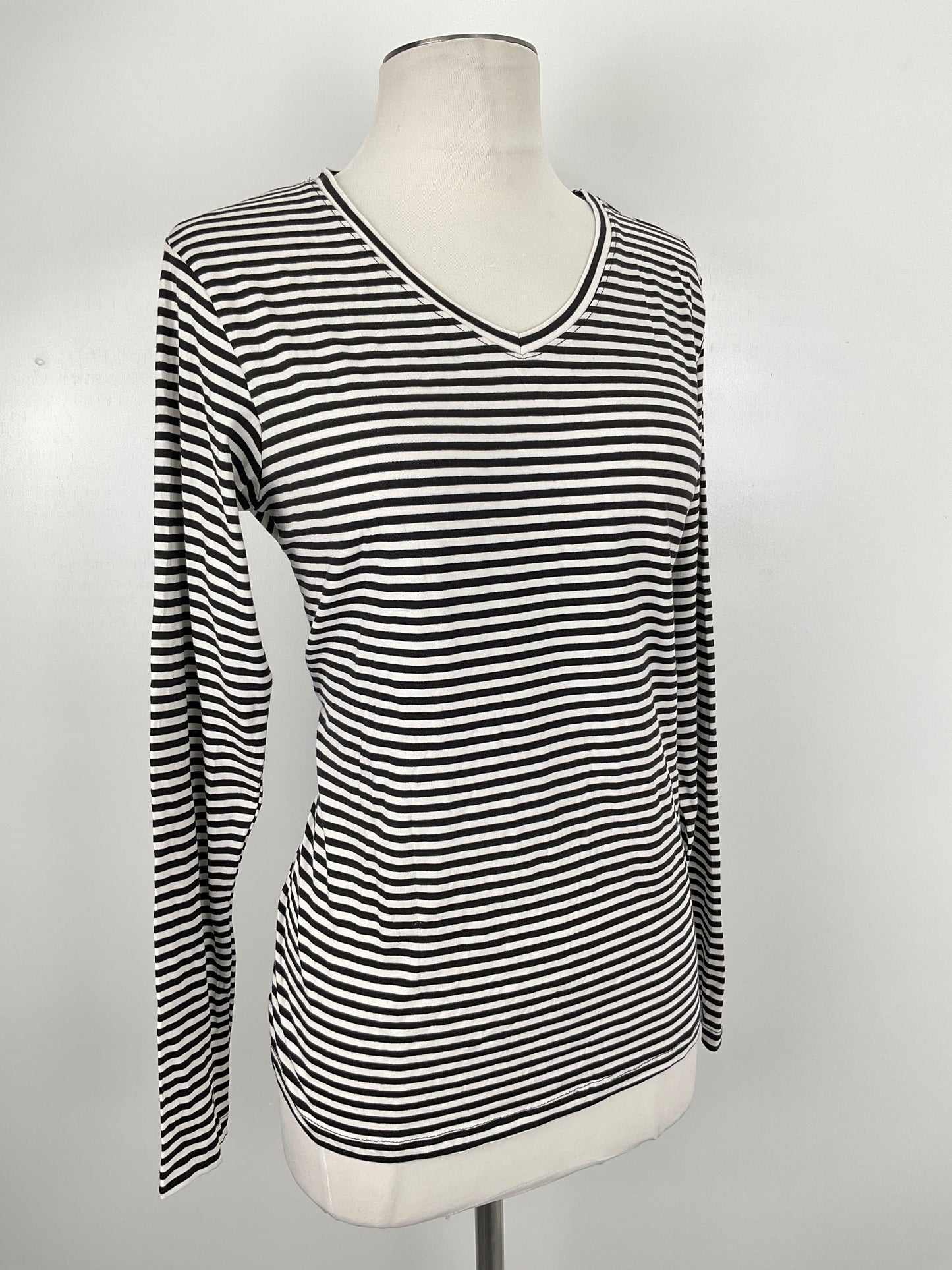 Blusa Negro de Rayas Serra