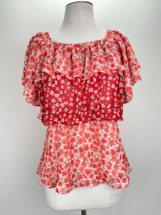 Blusa Naranja Floral Est. 1946