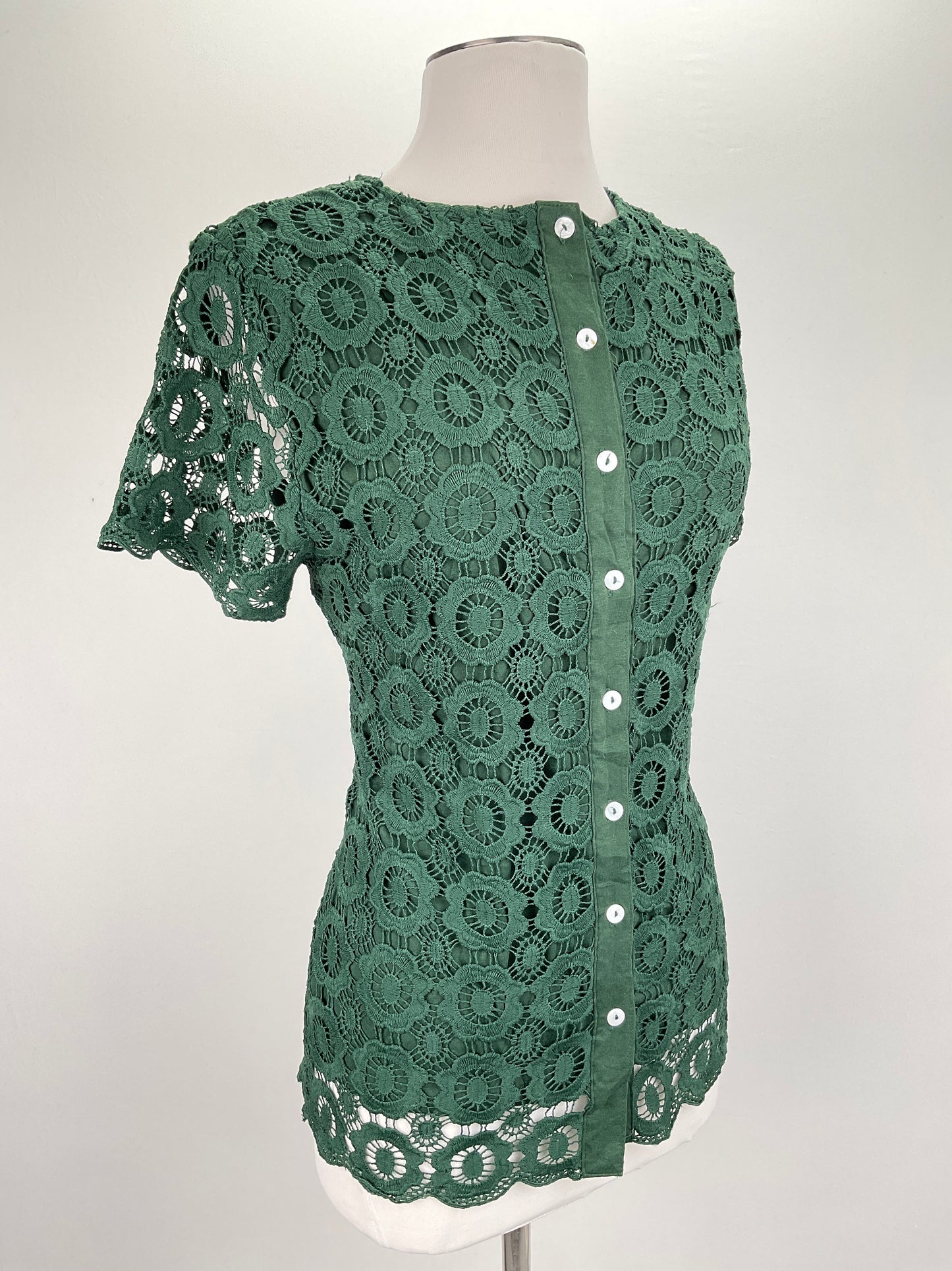 Blusa Verde Floral Variangis