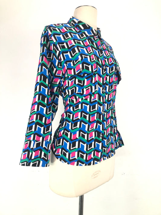 Blusa Multicolor Adrienne Vittadini