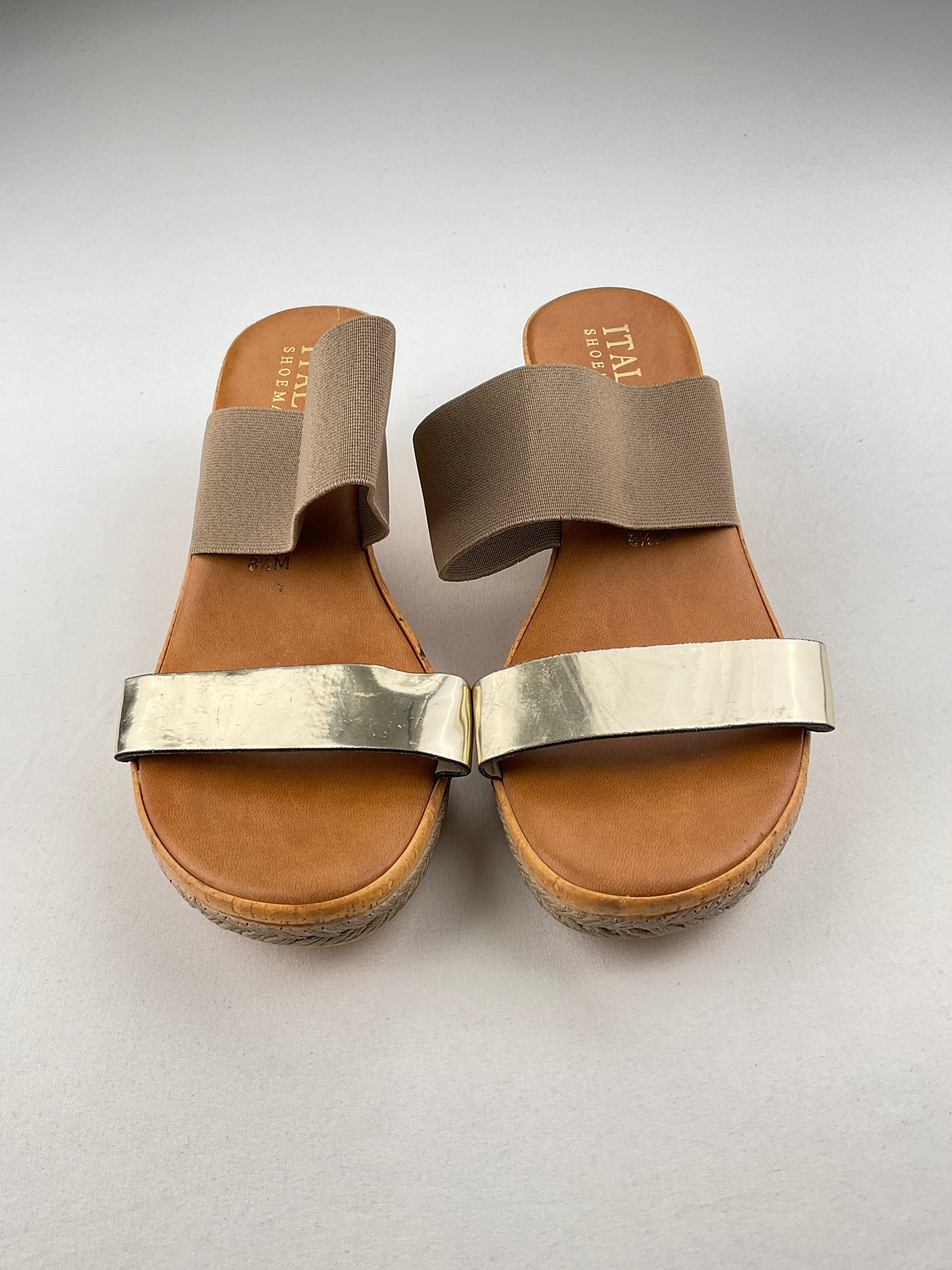 Zapatilla Crema Plataforma Italian
