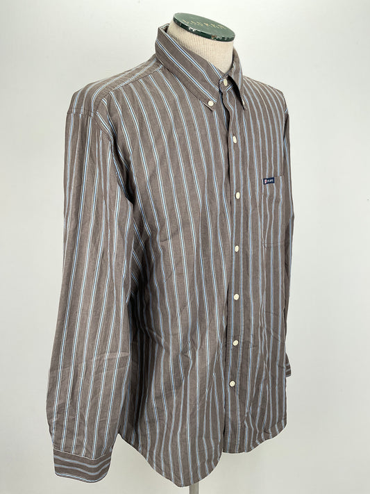 Camisa Marron de Rayas Chaps