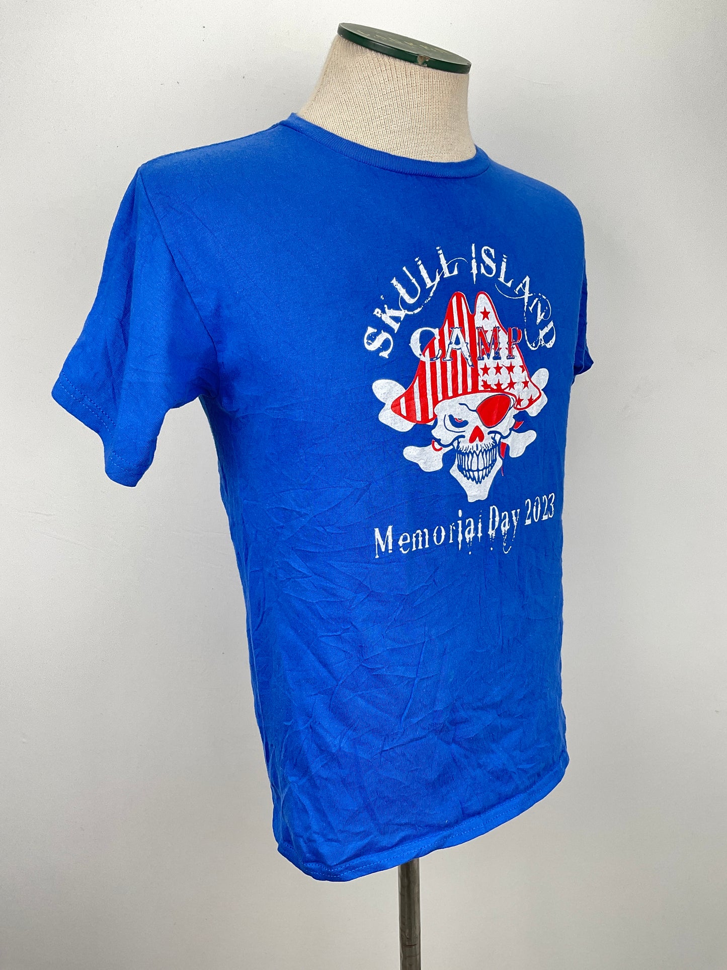 Camiseta Azul Gildan
